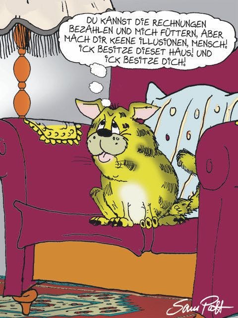 Der Cartoon des Tages von unserem Zeichner Sam Paff aus Berlin gehört jeden Tag in unsere beliebte Rubrik Witz des Tages.