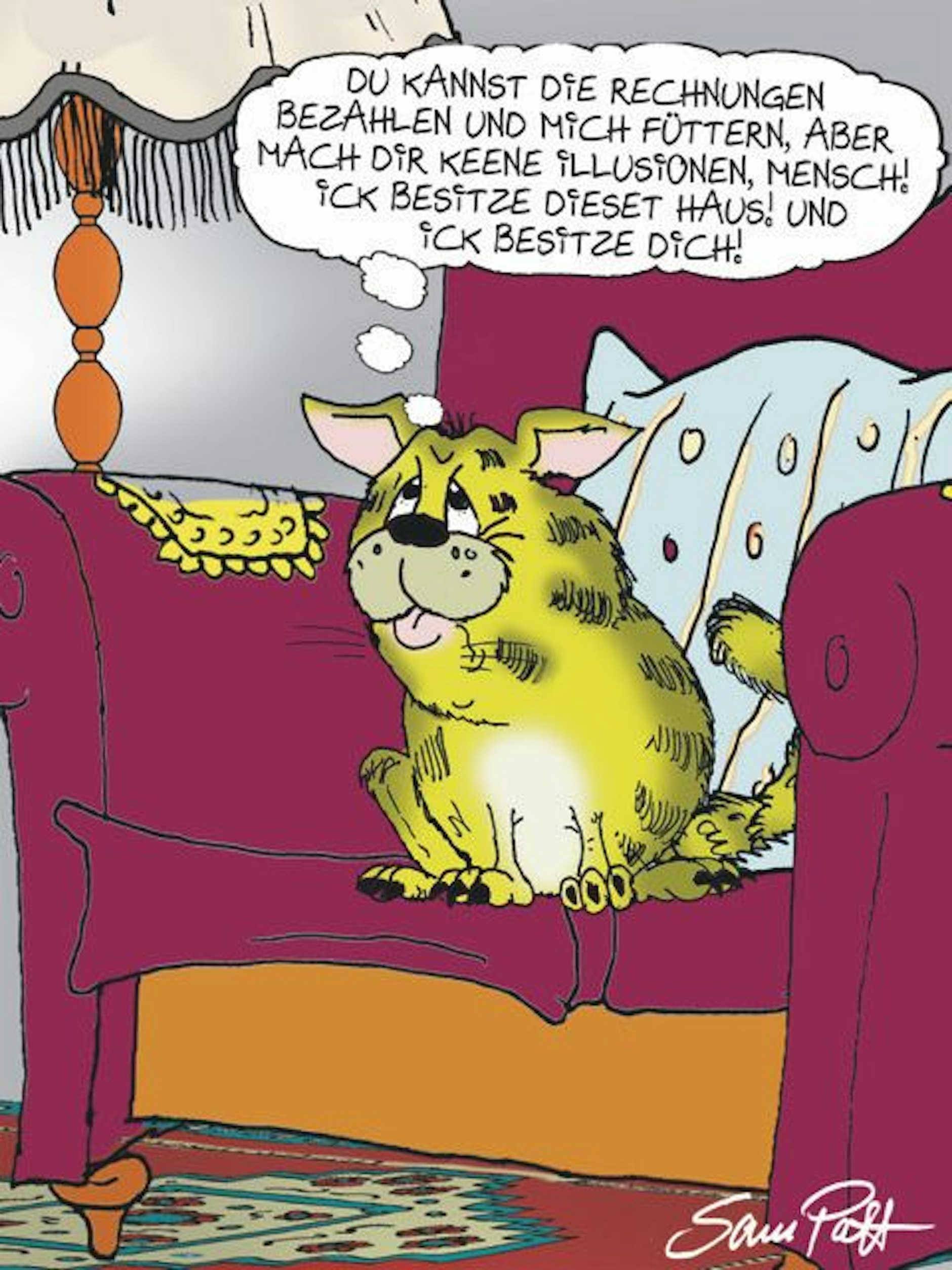 Der Cartoon des Tages von unserem Zeichner Sam Paff aus Berlin gehört jeden Tag in unsere beliebte Rubrik Witz des Tages.