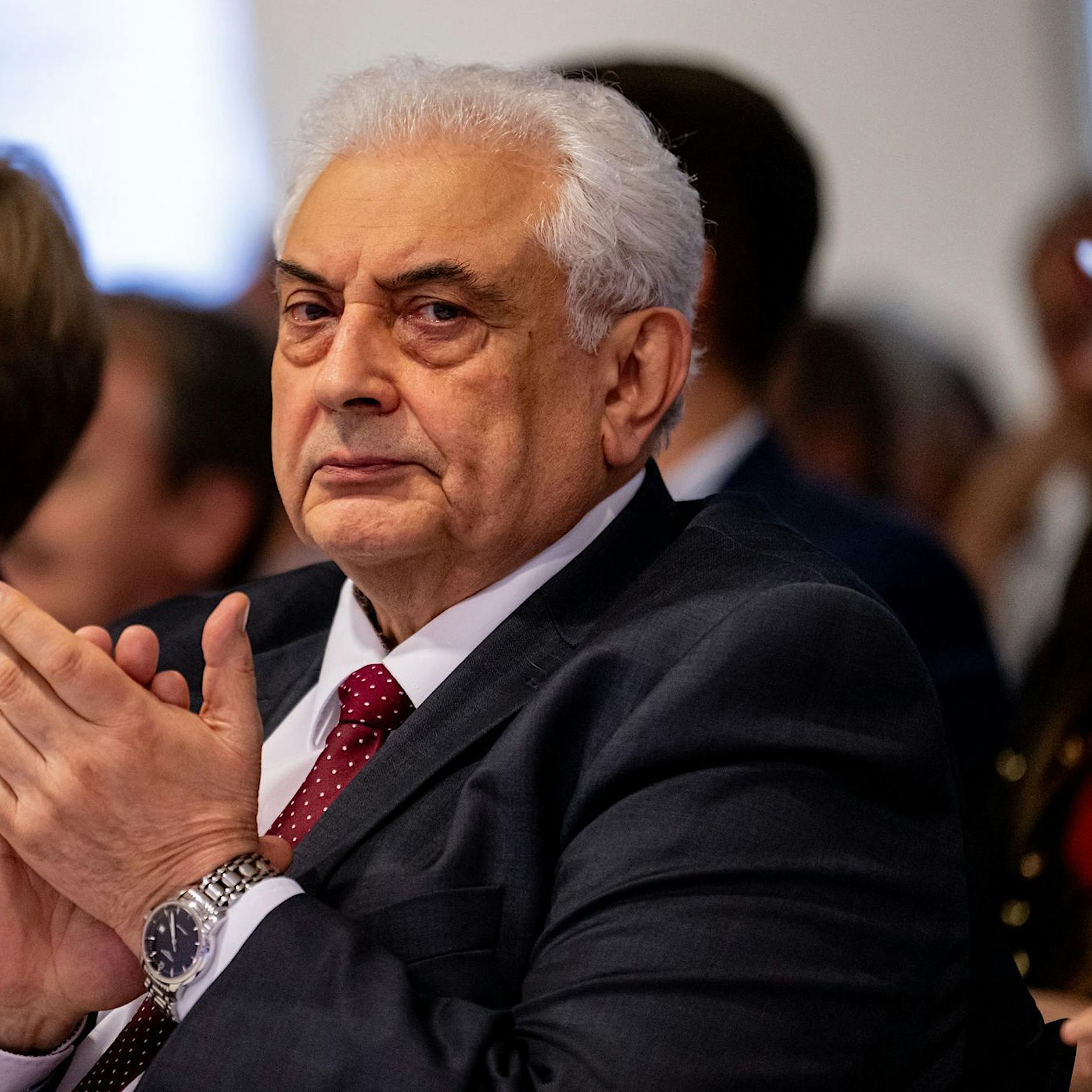 Russlands Botschafter Netschajew kam zur BSW-Ausstellung nach Potsdam