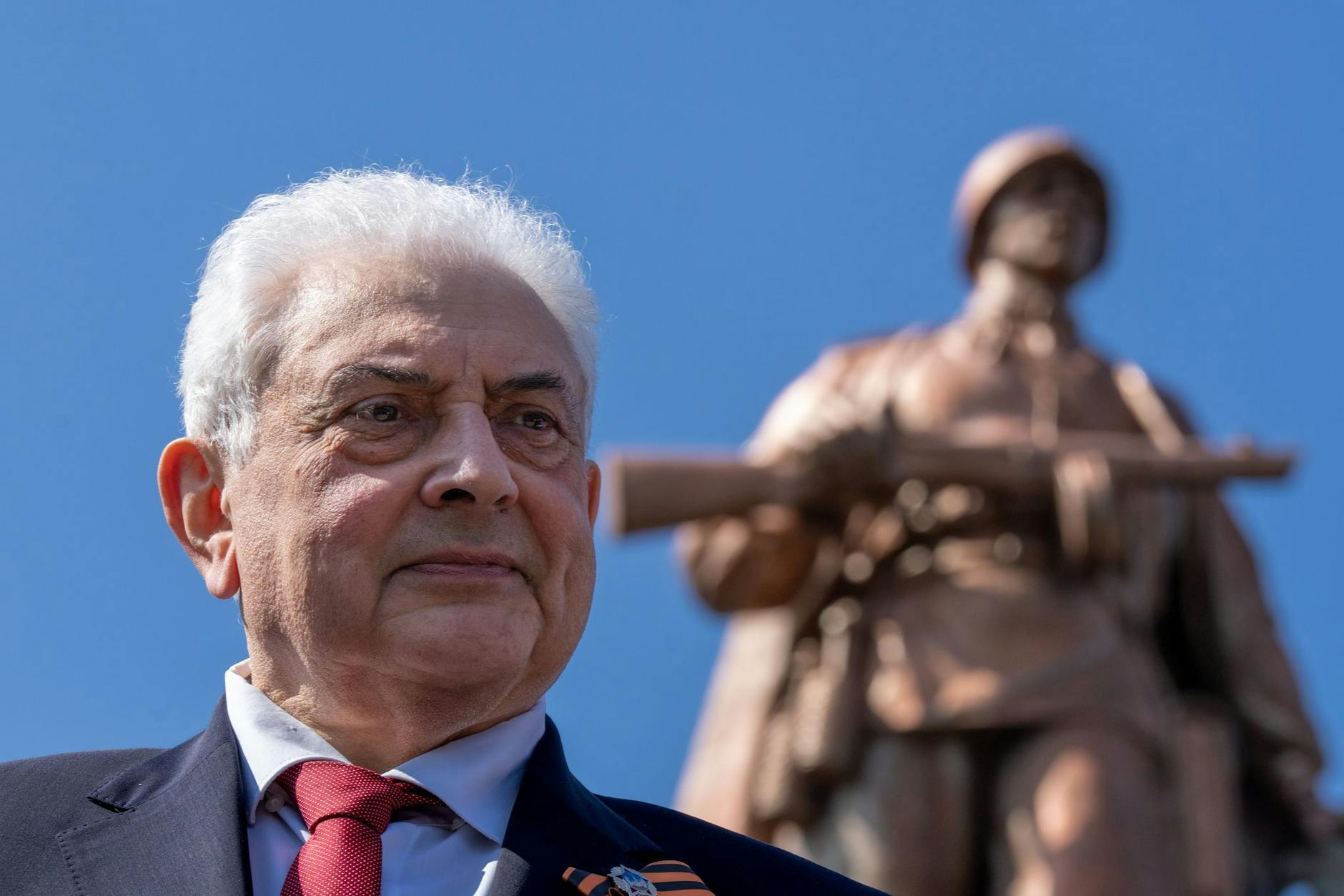 Sergej J. Netschajew, russischer Botschafter in Deutschland, im Mai während einer Gedenkveranstaltung.