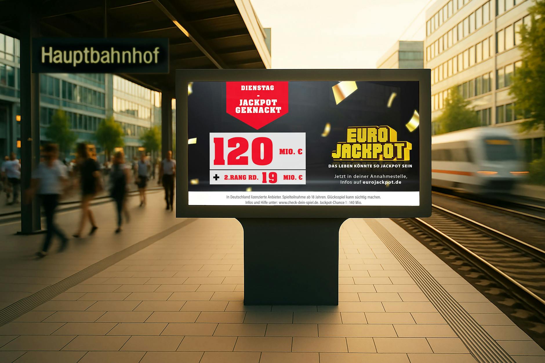 Die Suche nach dem Lotto-Sieger aus Berlin ist vorbei. Er hat 120 Millionen Euro abgestaubt.