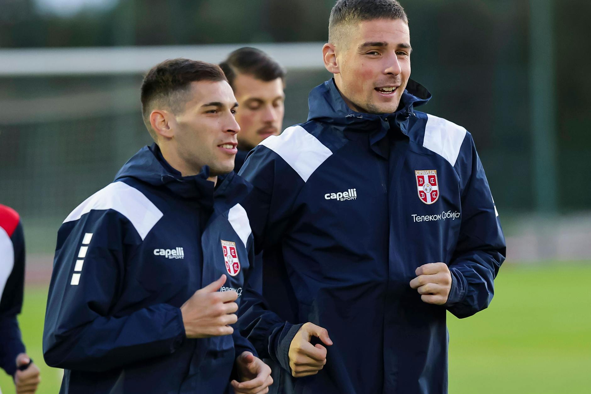 Serbische Nationalmannschaft statt 1. FC Union Berlin: Andrej Ilic (r.) bereitet sich auf die Länderspiele gegen Albanien und Andorra vor.