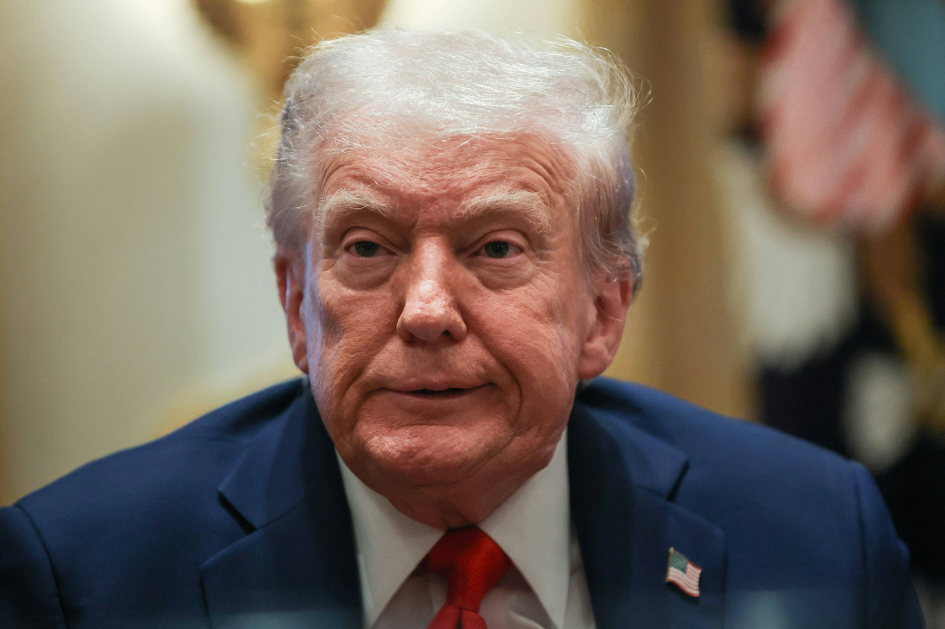 US-Präsident Donald Trump bei einer Kabinettssitzung am Donnerstag