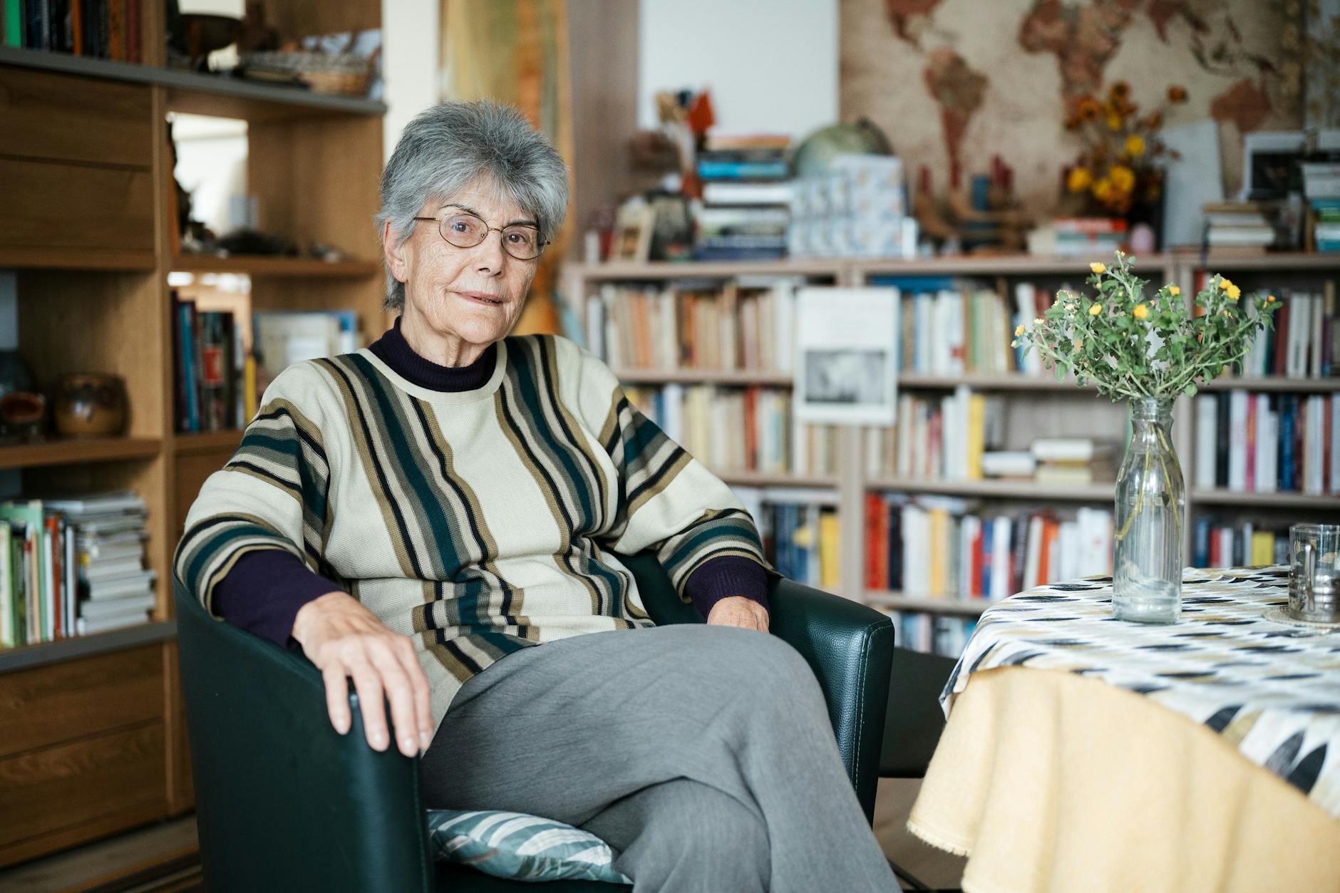 Wera Blanke, 92 Jahre alt, wünscht sich nach ihrem Tod eine Bestattung in Form einer Reerdigung.