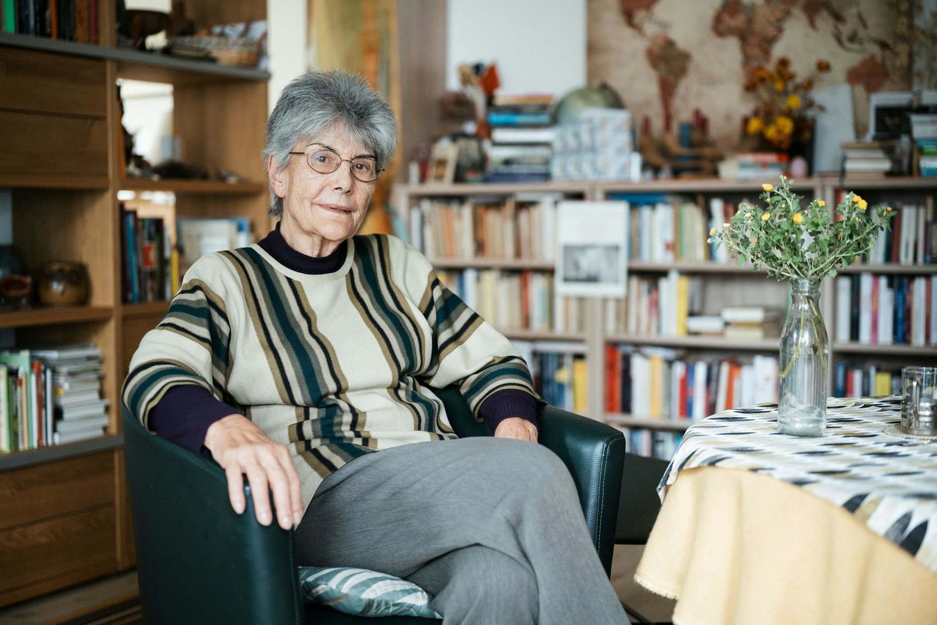 Wera Blanke, 92 Jahre alt, wünscht sich nach ihrem Tod eine Bestattung in Form einer Reerdigung.
