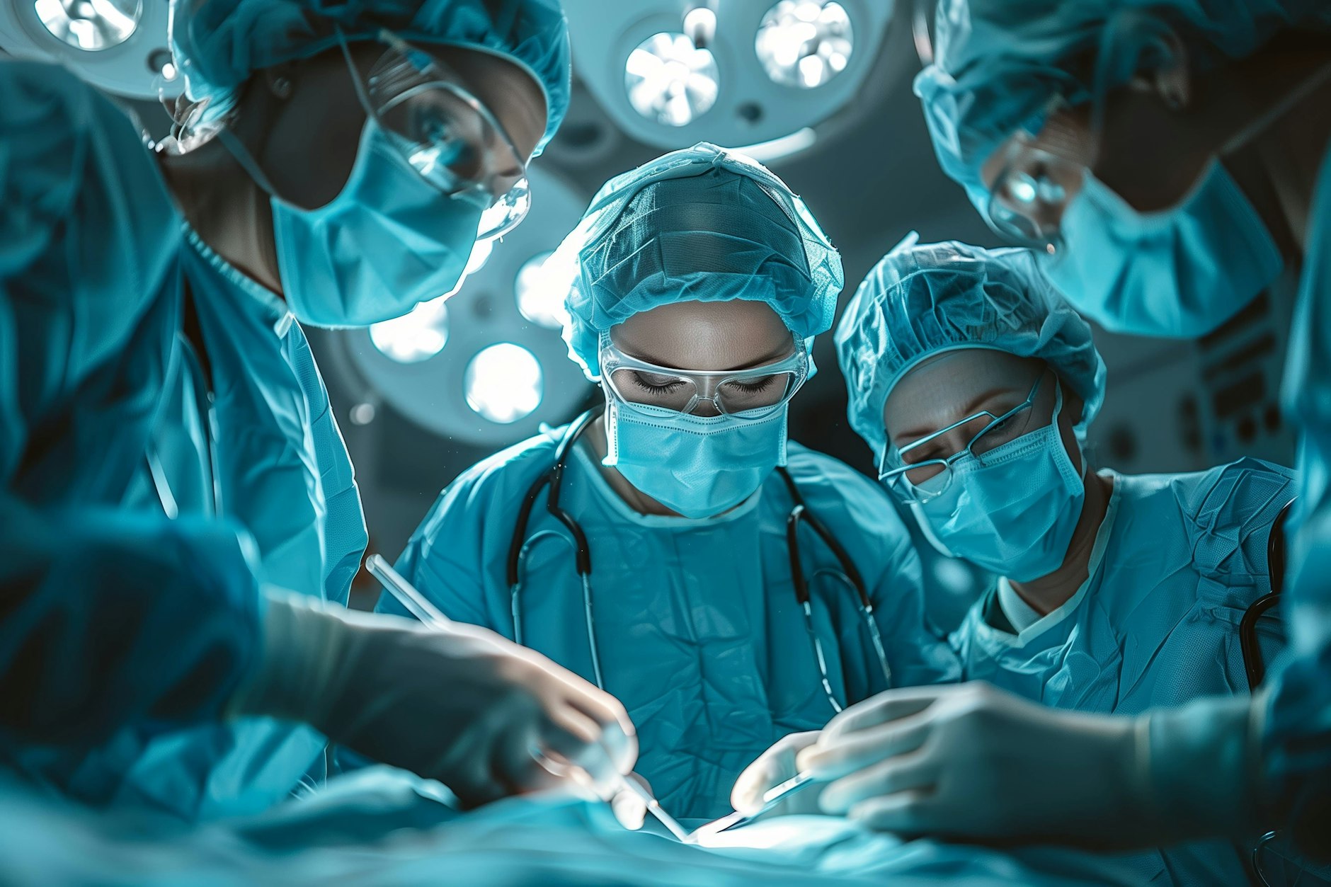 Kostentreiber Krankenhaus: ein OP-Team bei der Arbeit