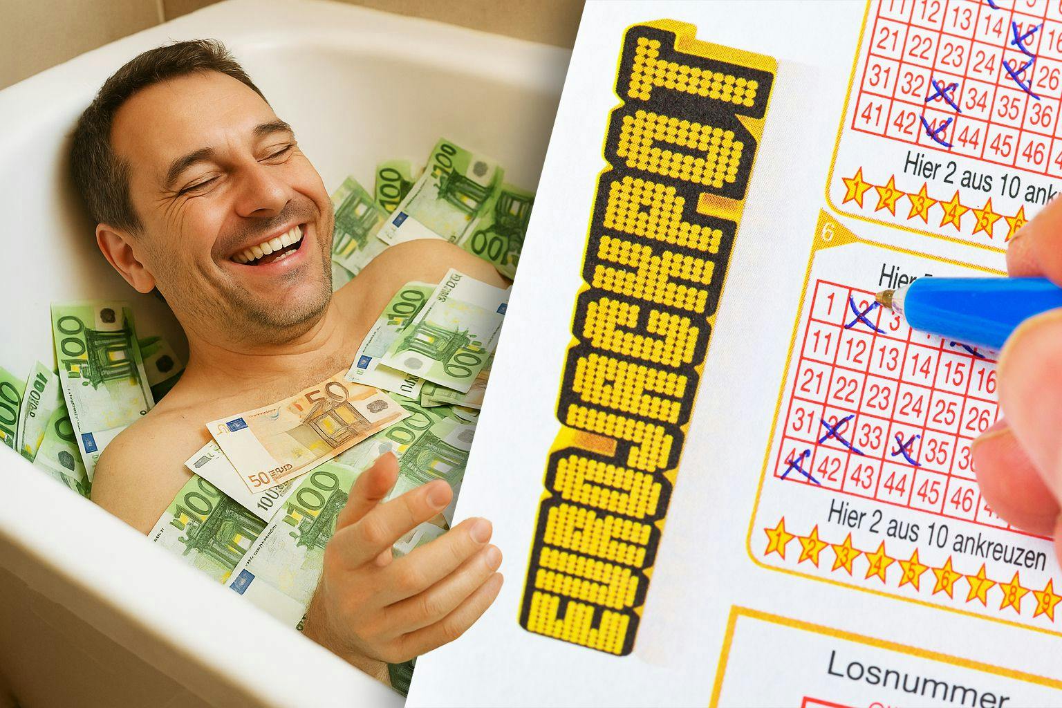 120 Millionen Euro – der Berliner Lotto-Gewinner schwimmt buchstäblich im Geld. Aber: Wie viel muss er ausgeben, damit die Millionen aus dem Eurojackpot aufgebraucht werden?