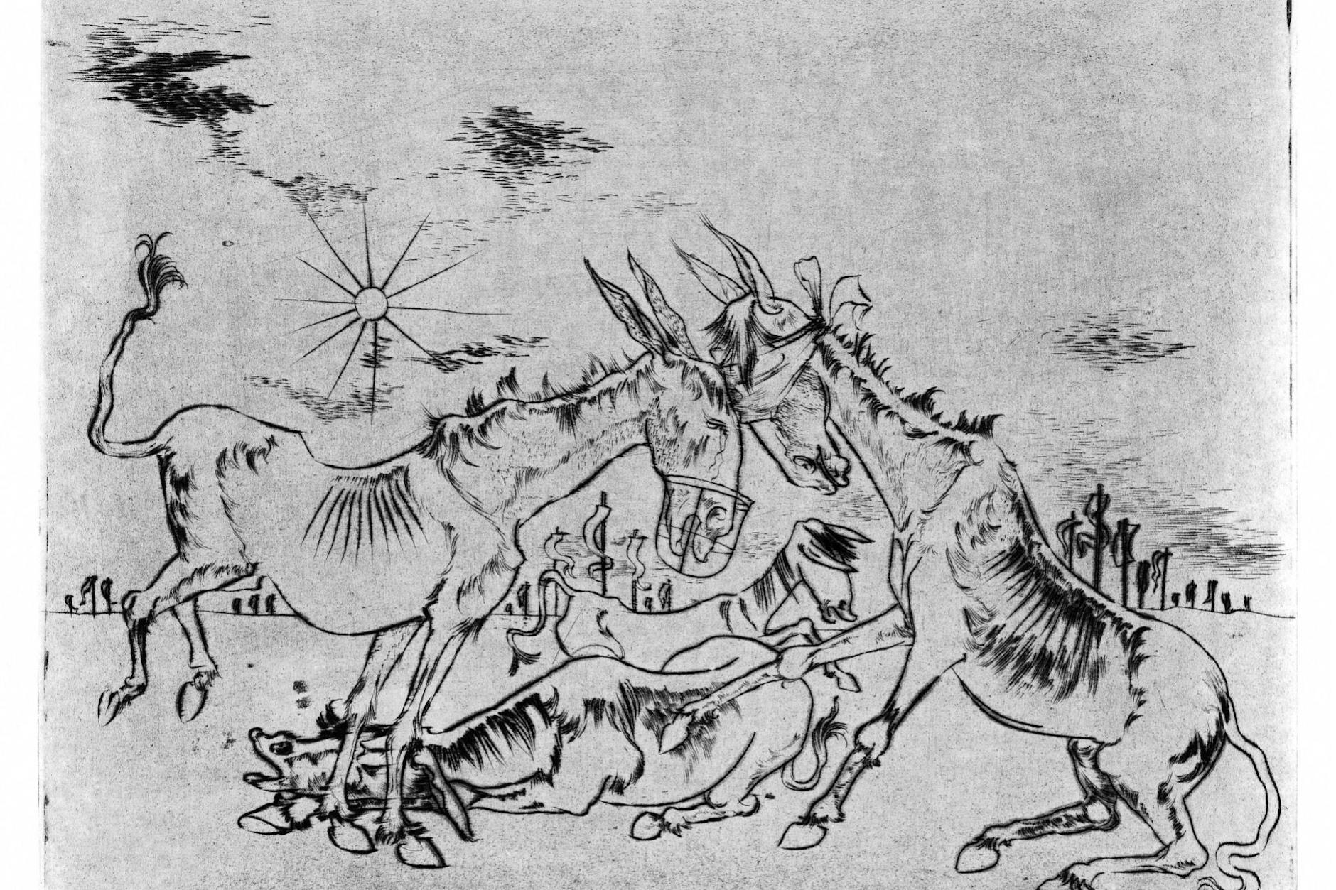 Hans Grundig: „Sie hören nicht – sie sehen nicht“, 1935, Verzeichnis Bernhardt D 17