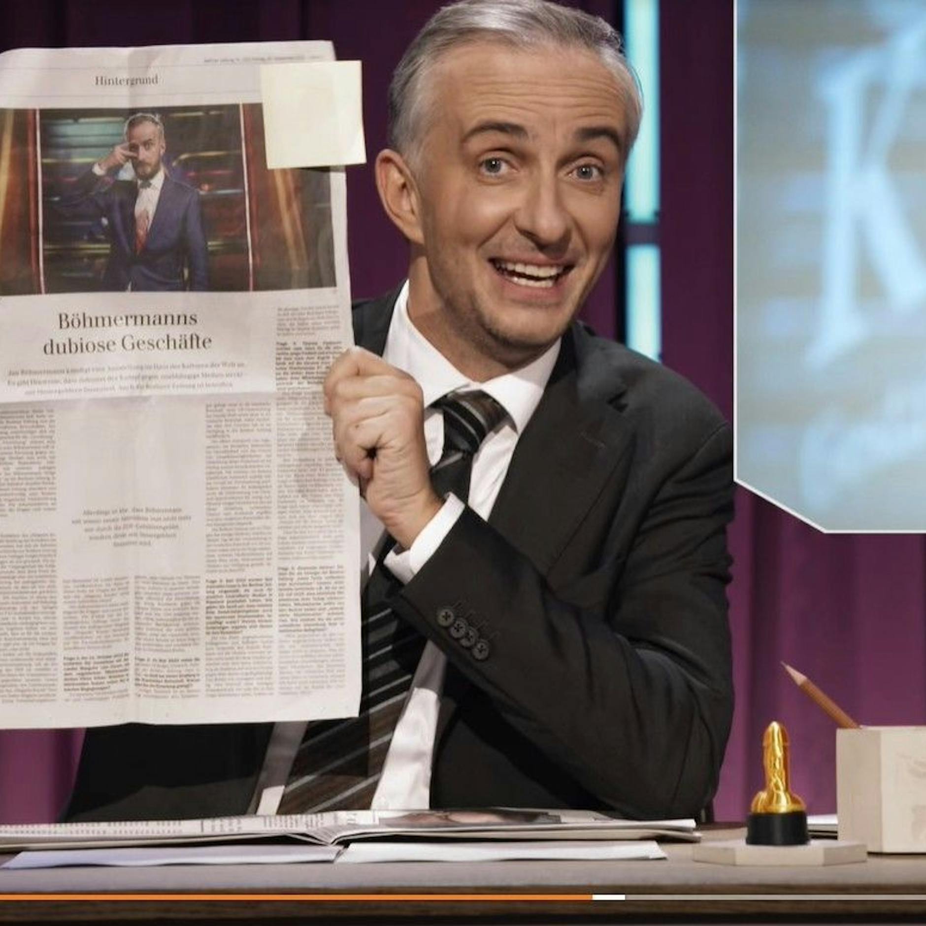 Image - Jan Böhmermann liest aus Berliner Zeitung vor – hier alle Zitate zum Nachlesen