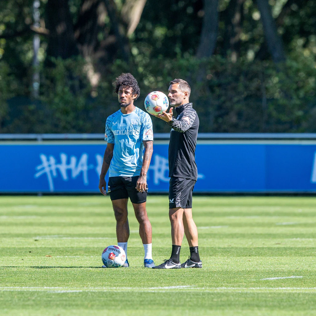 Hertha-Trainer Stefan Leitl setzt weiterhin auf Mittelfeldspieler Jeremy Dudziak.