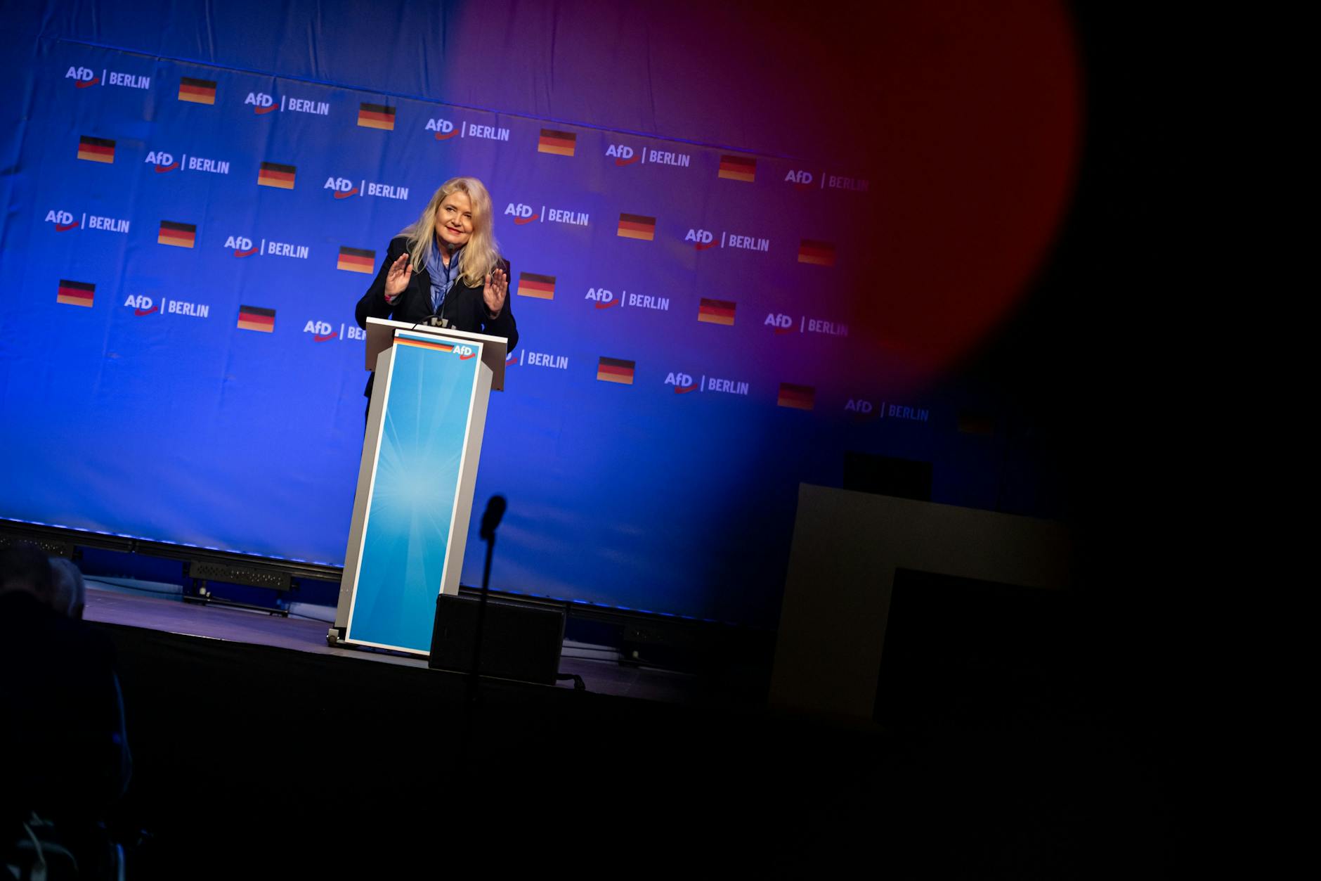 Kristin Brinker, Spitzenkandidatin der AfD für die Abgeordnetenhauswahl 2026