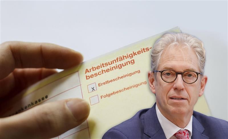 Image - Kassenärzte-Chef fordert: Krankschreibung erst ab dem 4. Tag!