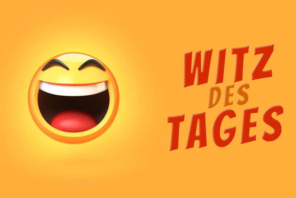 Heute schon gelacht? Mit unserer Rubrik Witz des Tages bringen wir Sie garantiert zum Schmunzeln. Hier kommen drei lustige Witze zum Lachen und Weitererzählen!