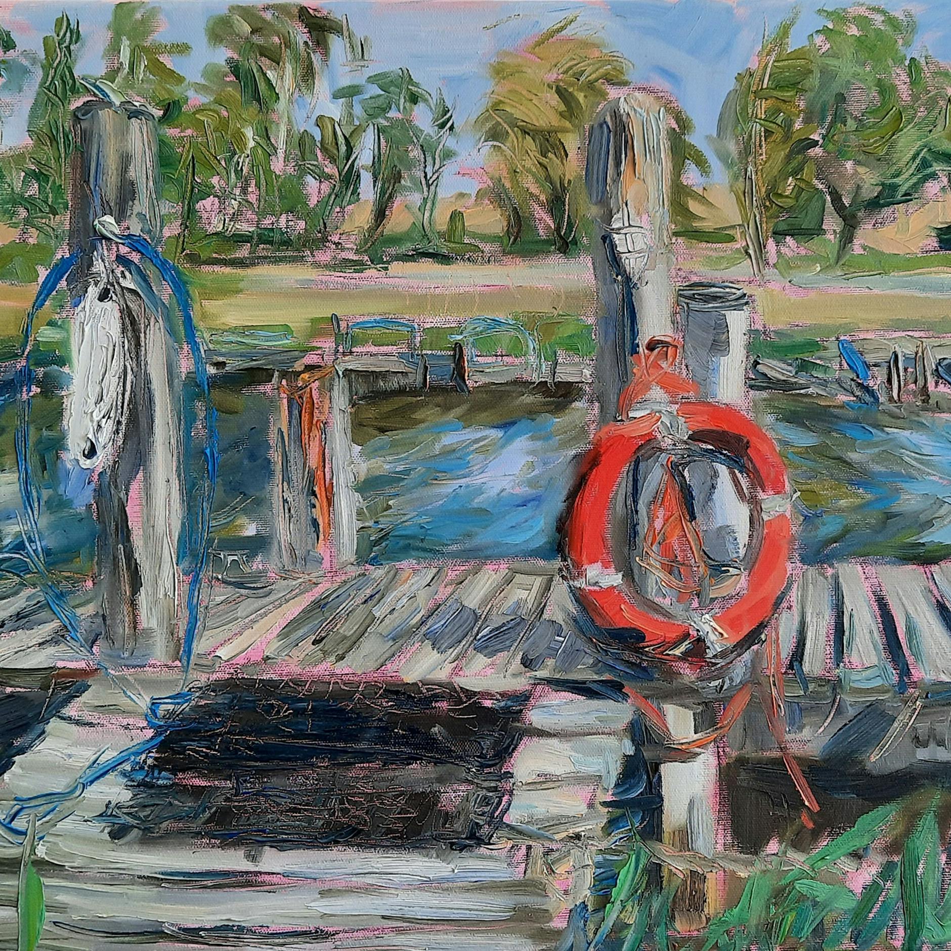 Image - Ellena Olsens Malerei und ihre Strandgut-Skulpturen verströmen stresslindernde Ostseeluft