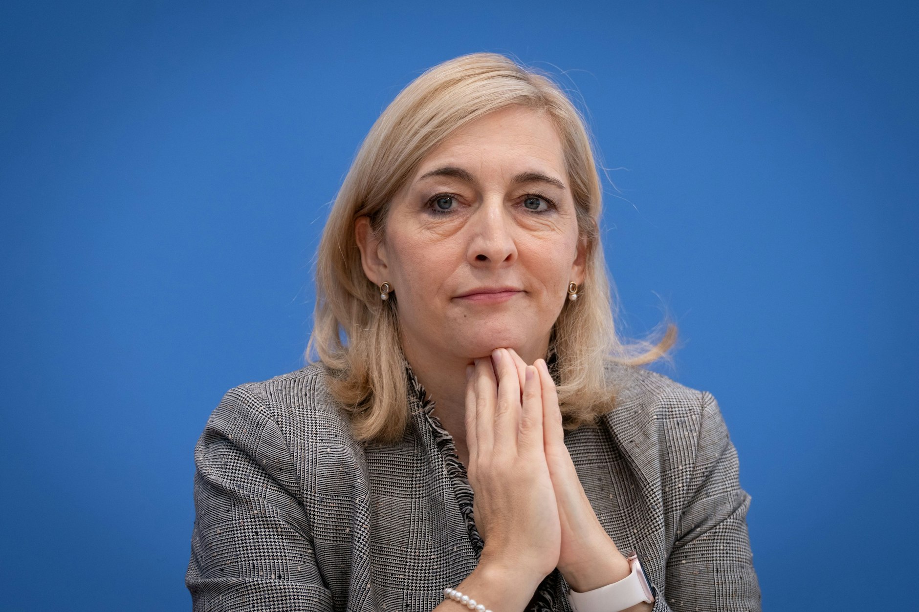 Will die Beiträge stabil halten: Nina Warken, Bundesministerin für Gesundheit.