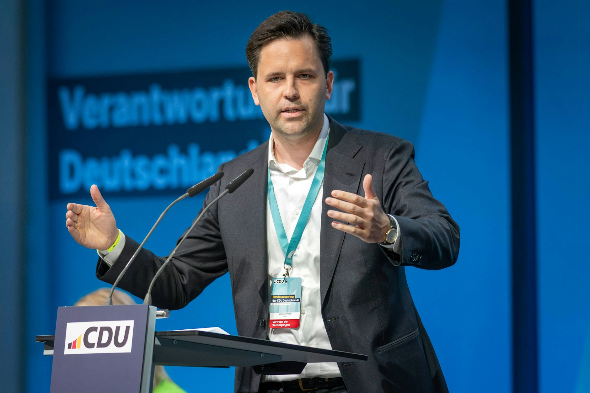 Johannes Winkel, Chef der Jungen Union