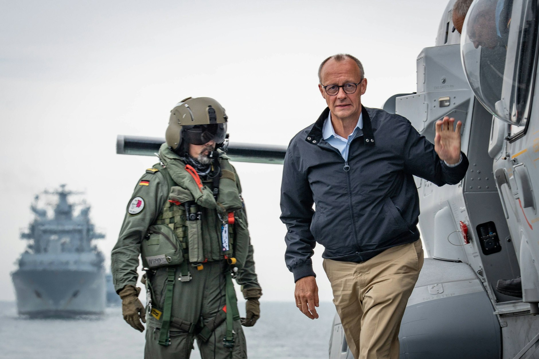 Bundeskanzler Friedrich Merz beim Truppenbesuch