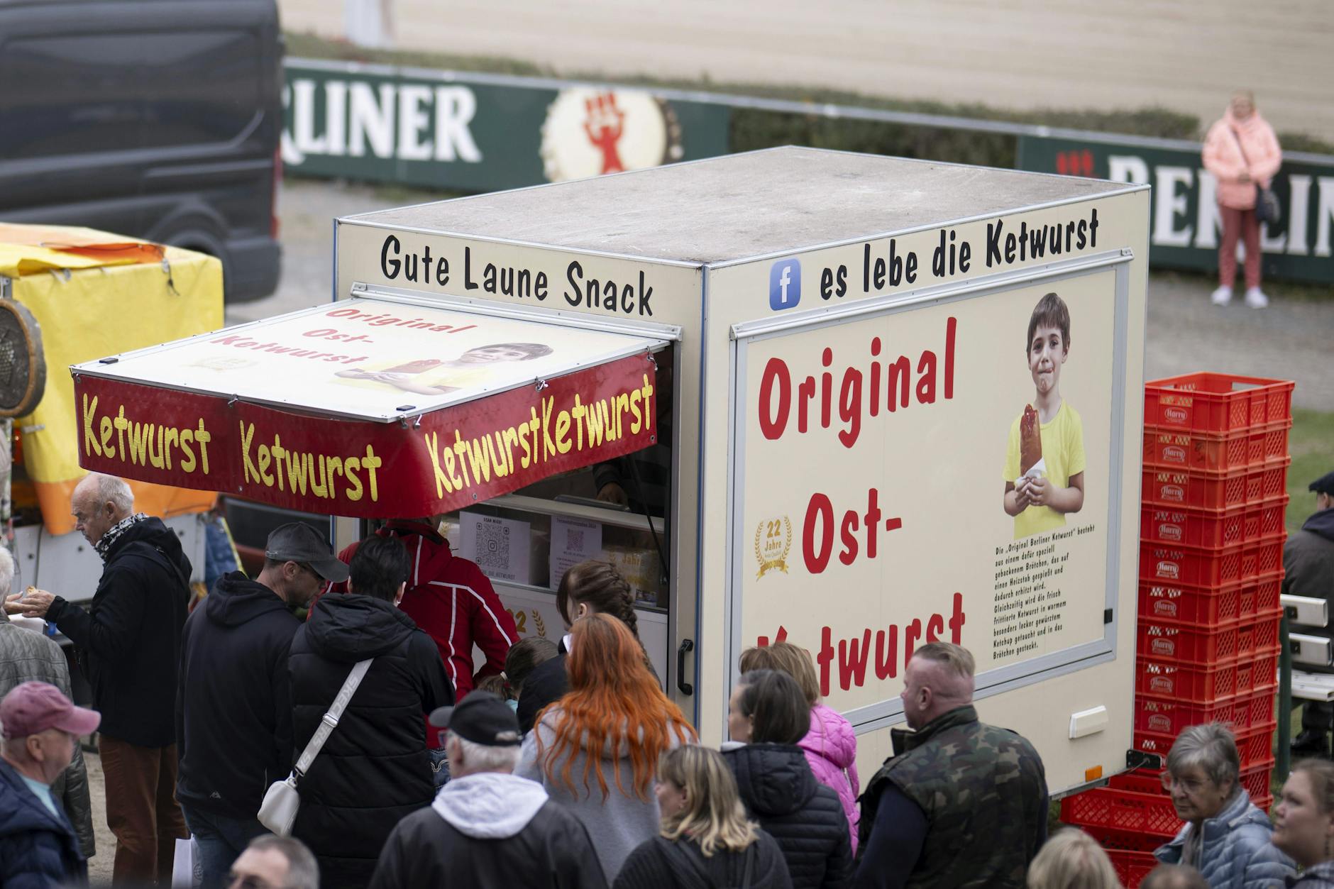 Auch der Stand für Original Ost-Ketwurst darf bei der Ostpro nicht fehlen.