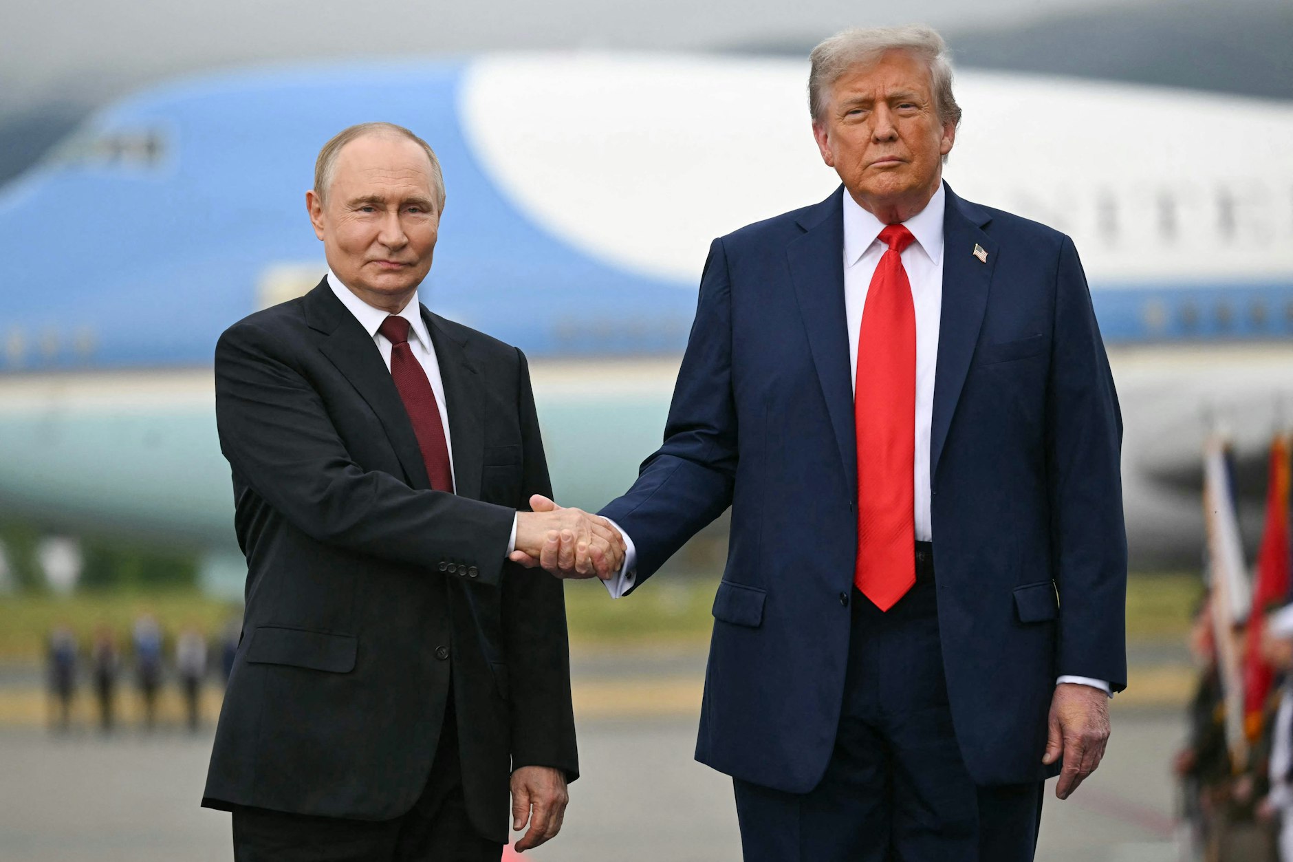 US-Präsident Donald Trump und Wladimir Putin bei ihrem Treffen in Alaska im August 2025.