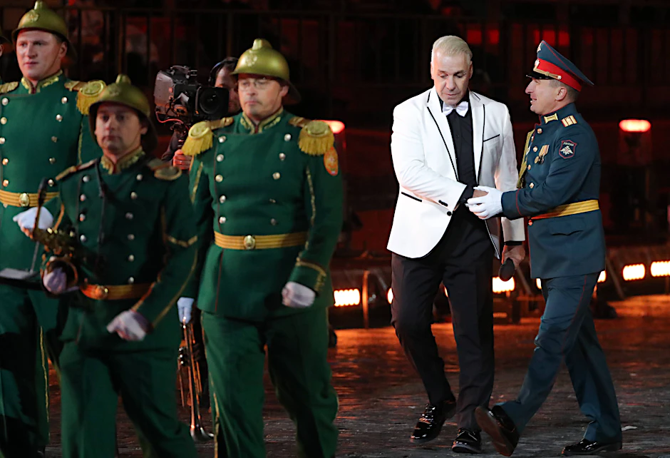 Till Lindemann 2021 beim Militärmusik-Festival auf dem Roten Platz in Moskau