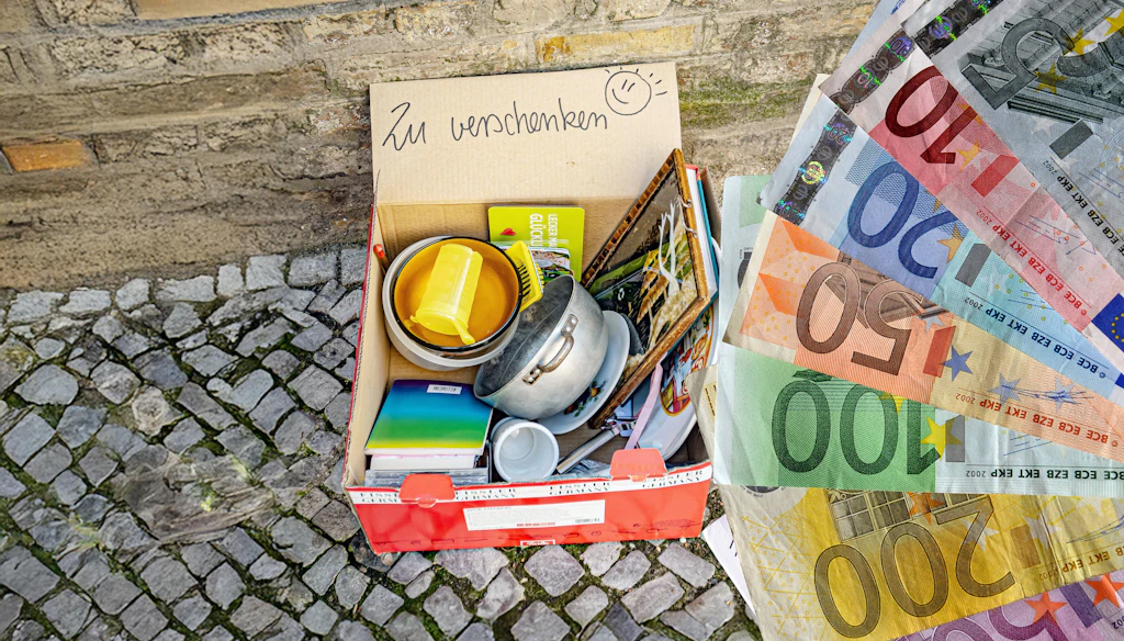 Wutsturm in Berlin: Bußgeldhammer gegen „Zu verschenken“-Kisten in der Kritik