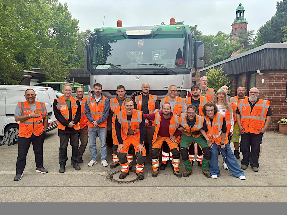 Engagiert für Reinickendorf im Einsatz: das Team vom Straßen- und Grünflächenamt