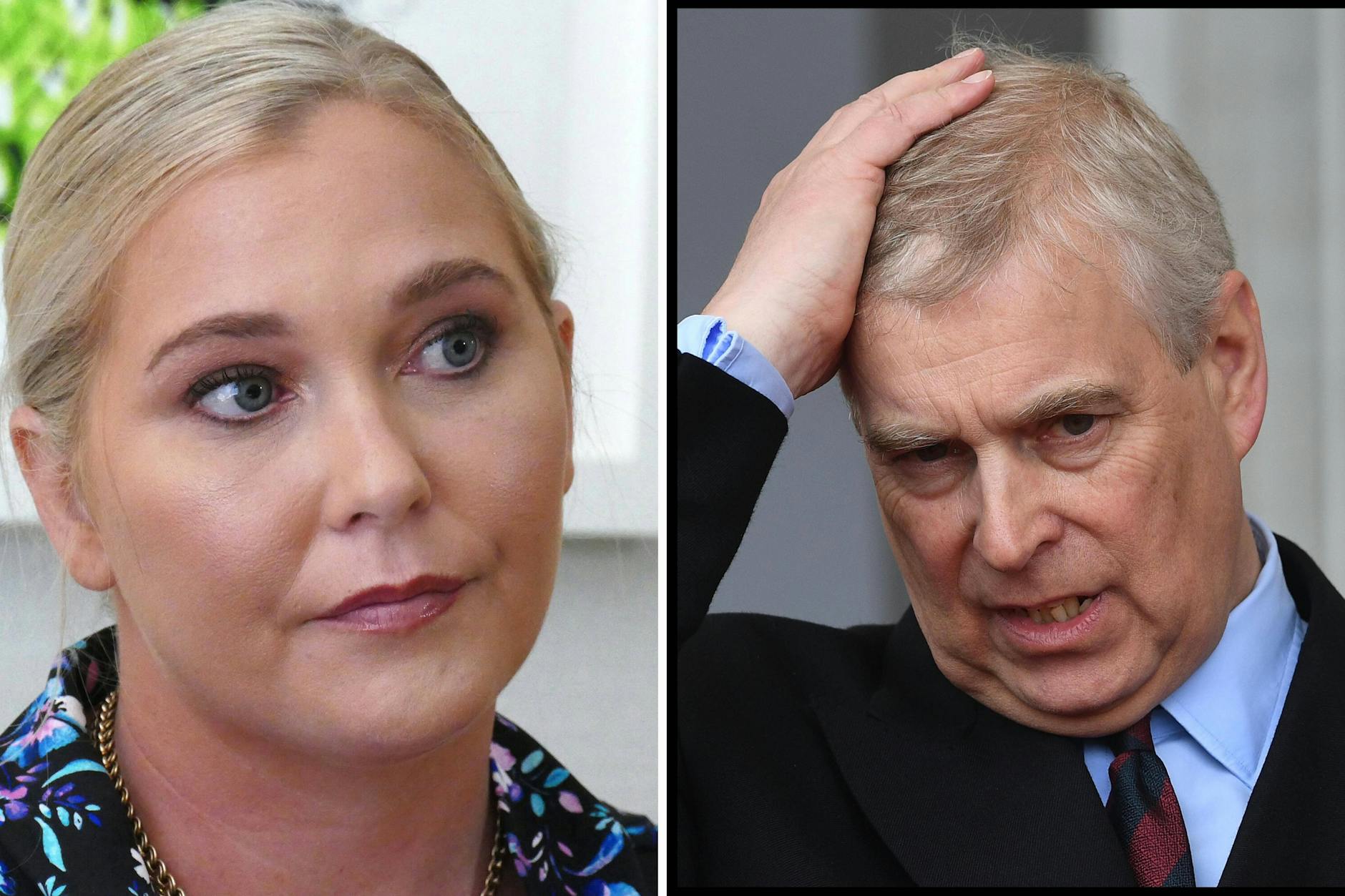 In ihrer posthumen Autobiografie erzählt Virginia Giuffre, wie sie in die Fänge von Jeffrey Epstein kam und wie sie Prinz Andrew (r.) zugeführt wurde.