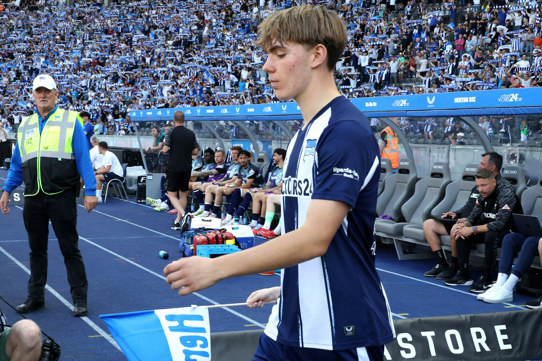 Kevin Eichhorn macht alle bei Hertha BSC glücklich. Mit 16 Jahren trumpft er als Stammspieler in der Zweiten Liga auf.