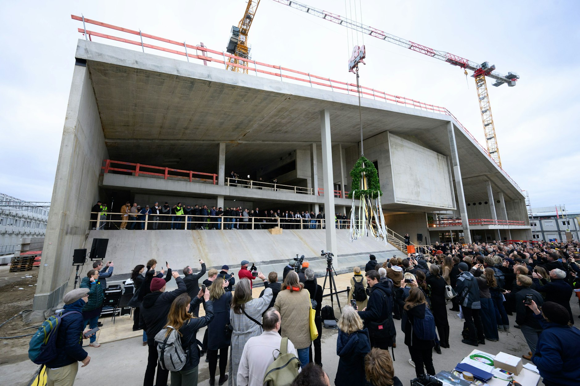Richtfest für den Neubau des Museums Berlin Modern am Kulturforum