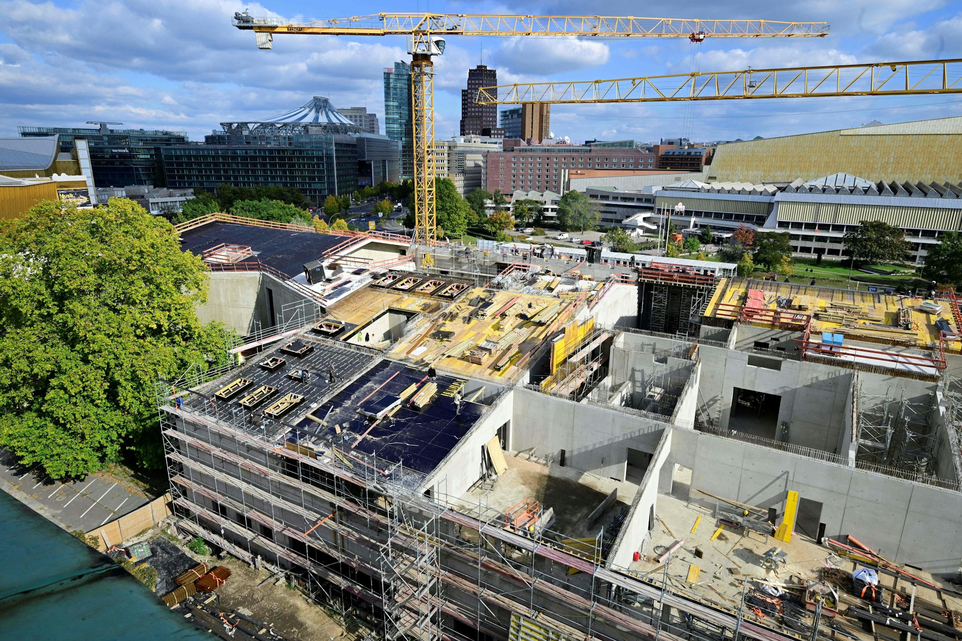 Der Rohbau des „Berlin Modern“ ist fertig! Interessierte können sich am Wochenende die Baustelle anschauen gehen.