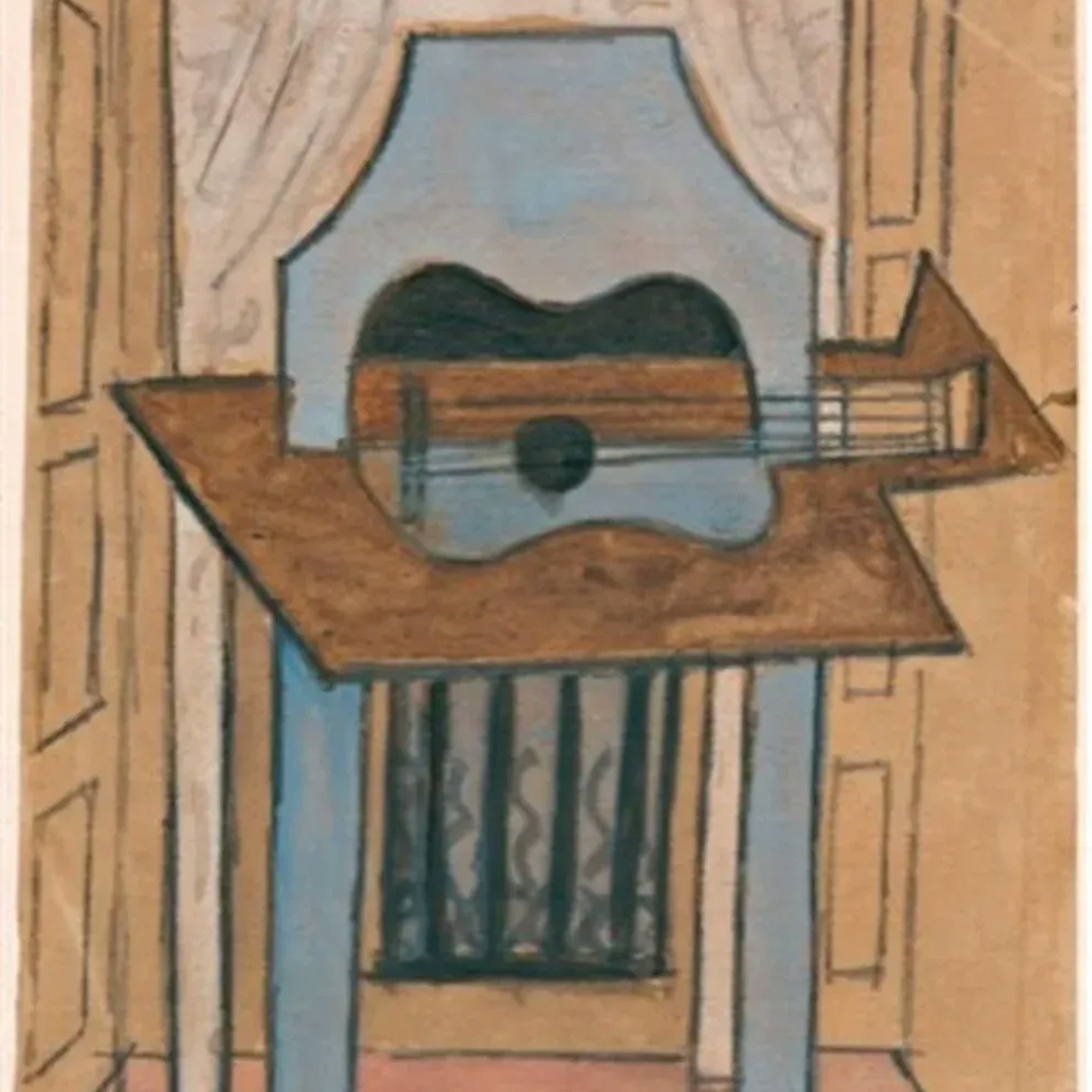 Spurlos verschwunden: Picassos „Stillleben mit Gitarre“ aus dem Jahr 1919