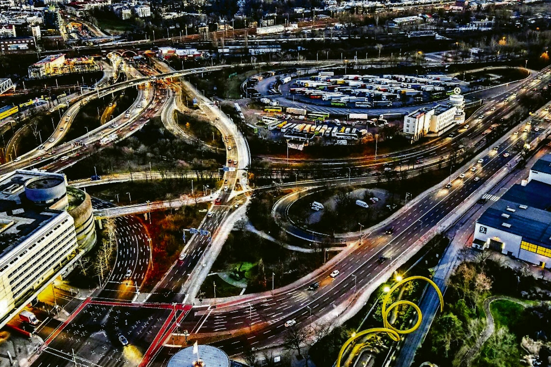 Der Verkehr rund um das Dreieck Funkturm wird Ende Oktober einen ordentlichen Dämpfer bekommen. Denn es sind massive Sperrungen angekündigt.