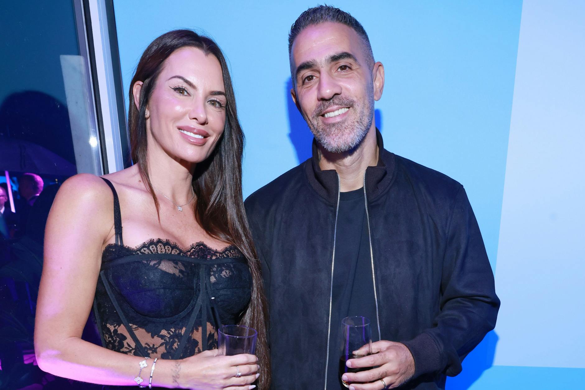 Anna-Maria Ferchichi und Anis Mohamed Youssef Ferchichi aka Bushido bei der Bertelsmann-Party 2025.