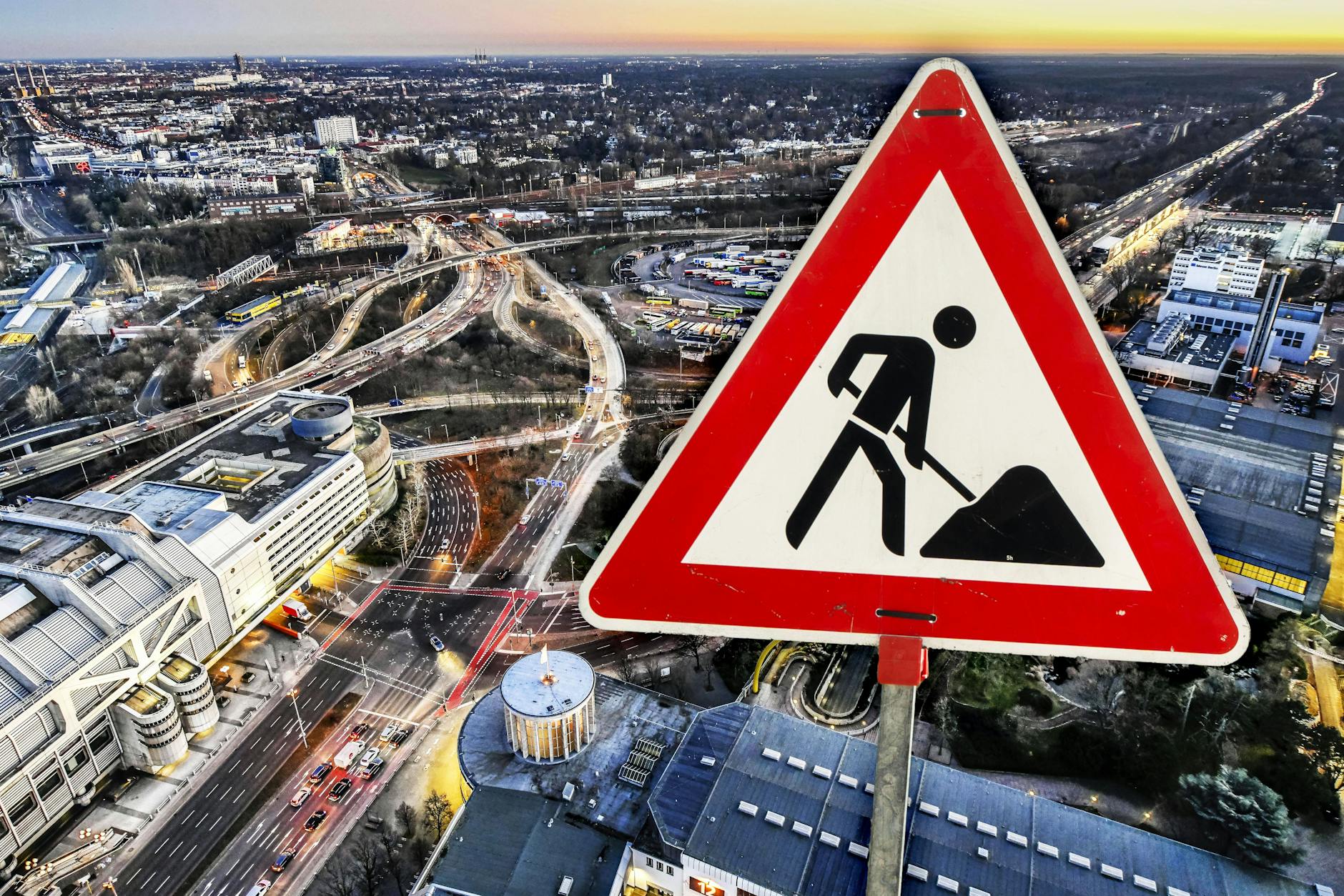Am Montag beginnt der Neubau der Ringbahnbrücke, rund um das Dreieck Funkturm beginnt deshalb eine neue Zeit der Sperrungen.