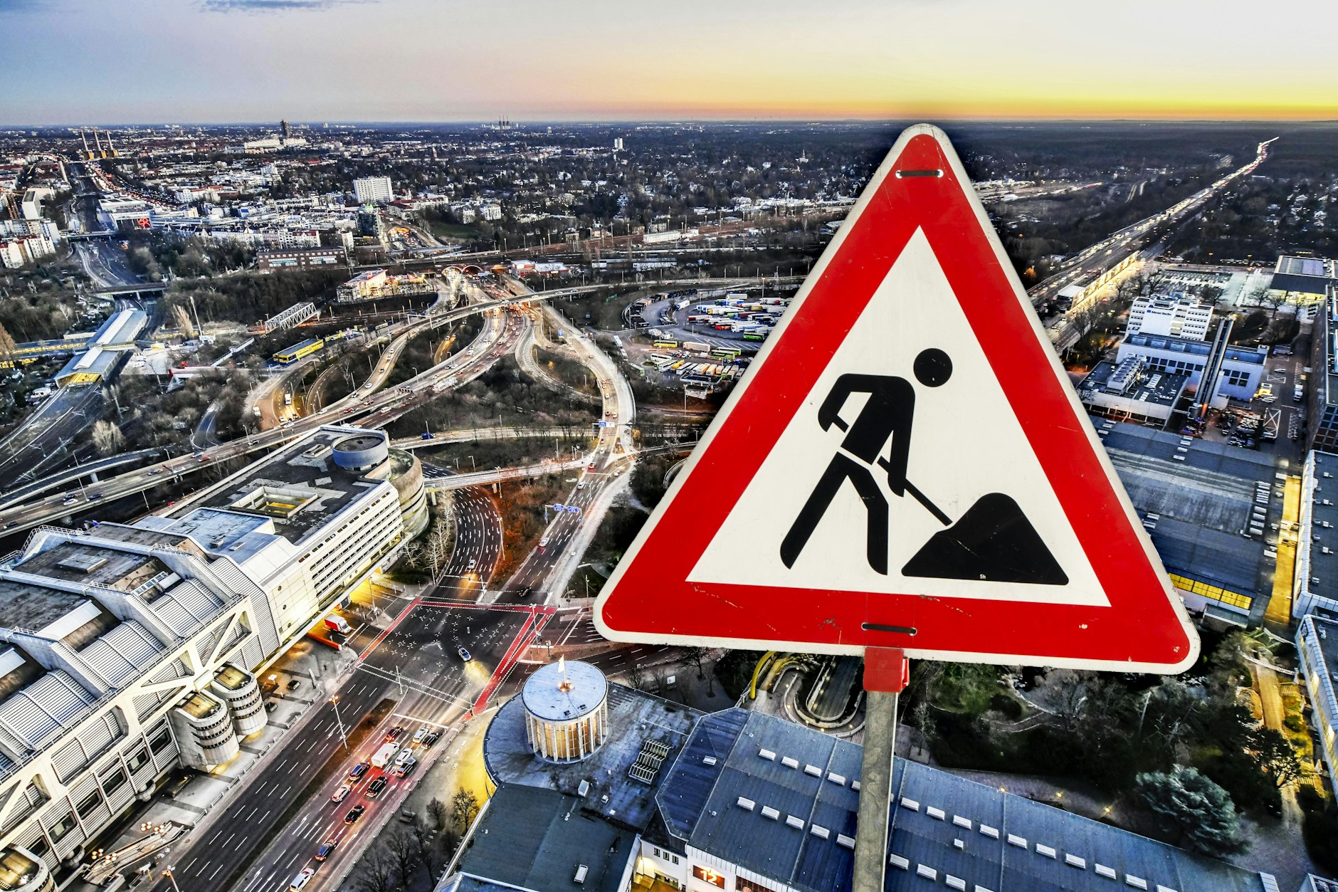 Rund um das Dreieck Funkturm beginnt am Donnerstag eine neue Zeit der Sperrungen.