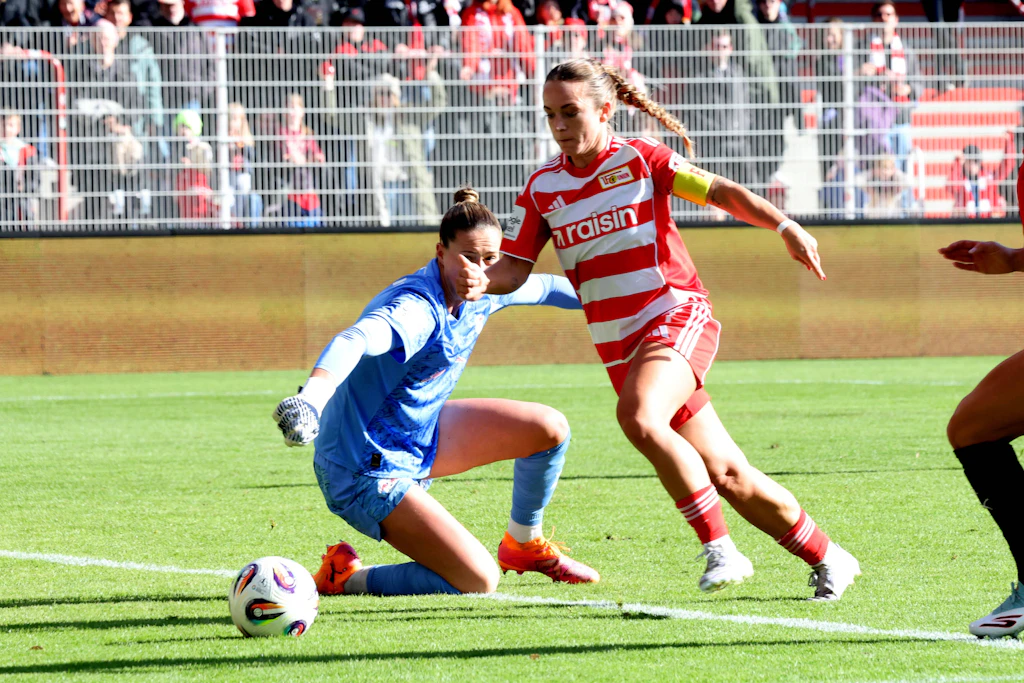 Union-Kapitänin Lisa Heiseler war nicht zu stoppen und traf doppelt gegen RB Leipzig.