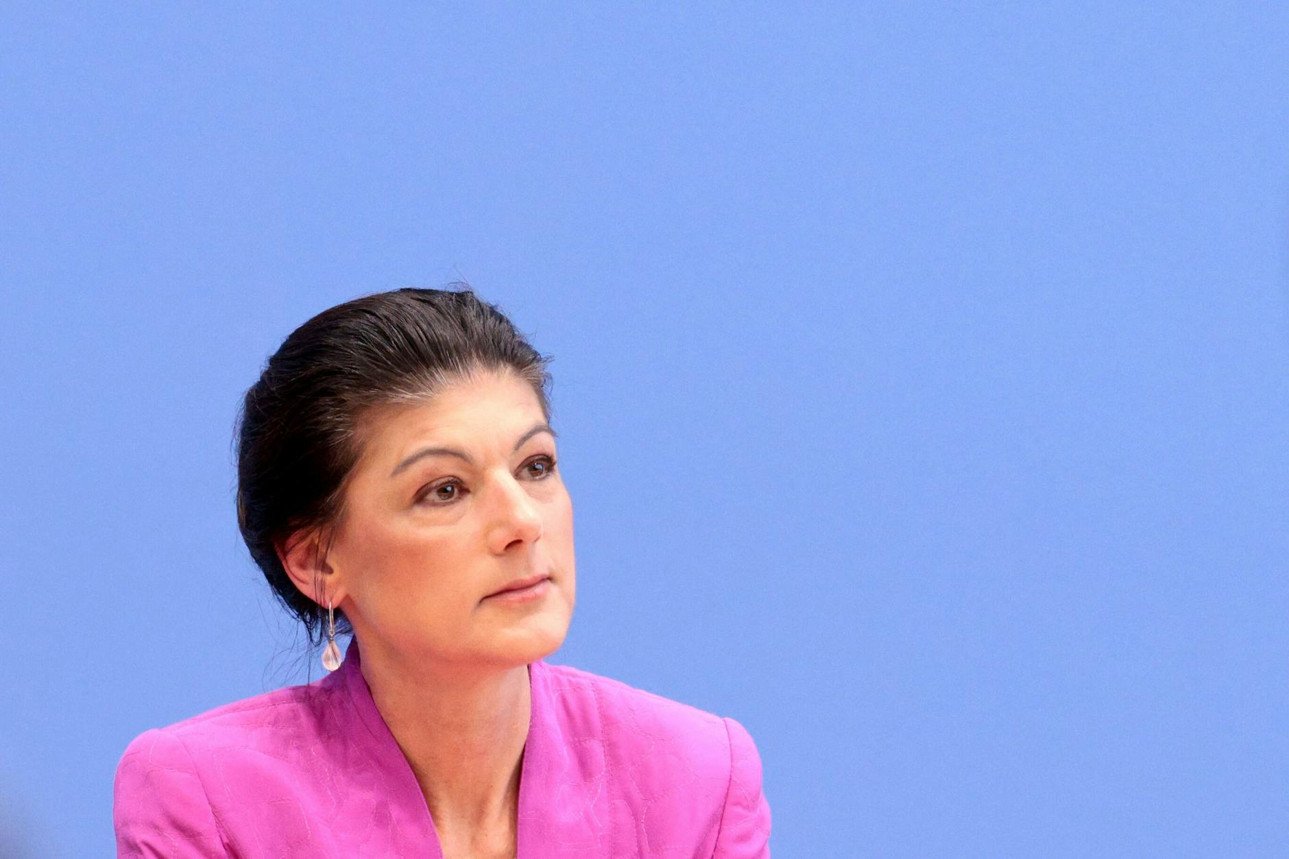 Sahra Wagenknecht, Parteivorsitzende vom Bündnis Sahra Wagenknecht (BSW)