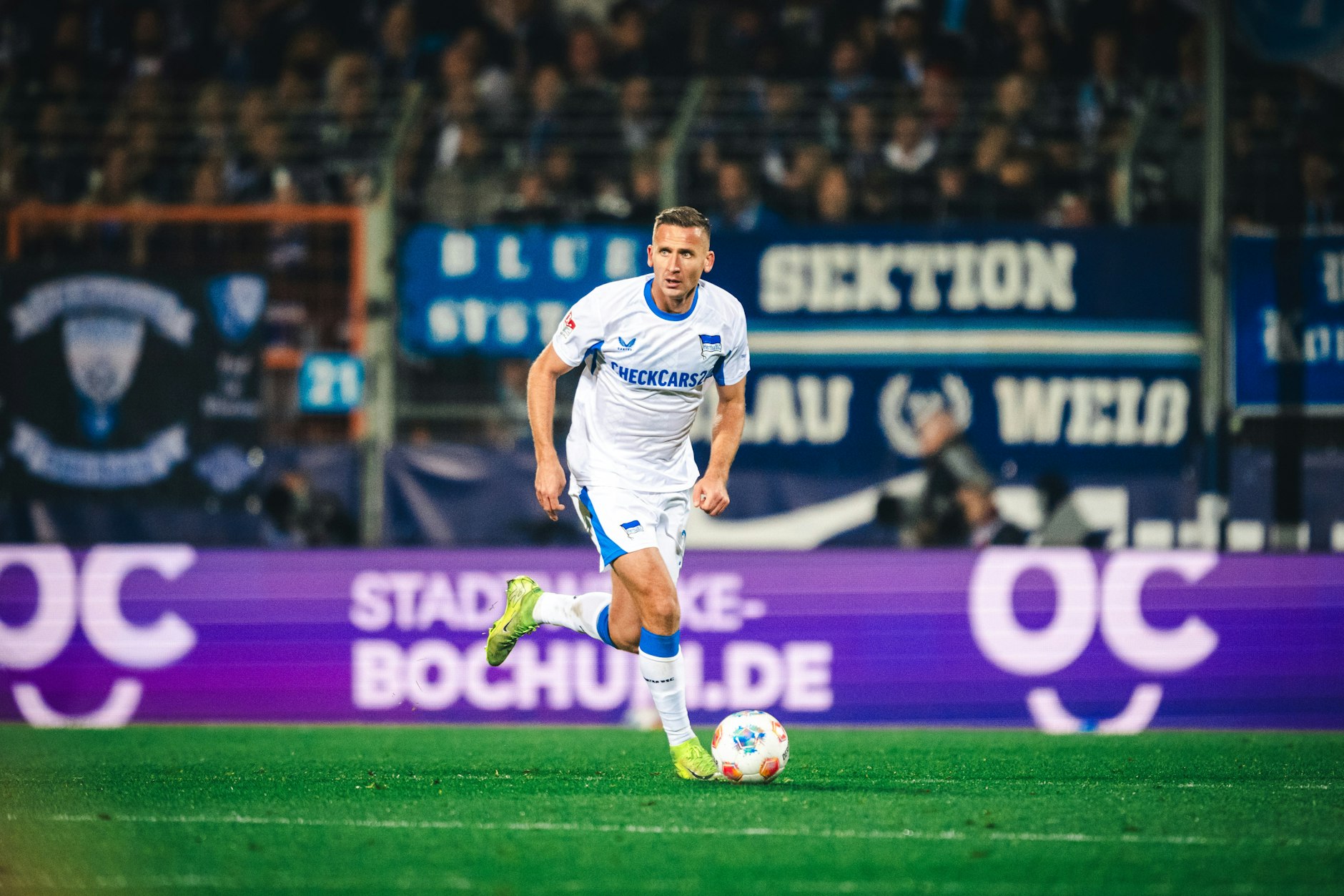 Paul Seguin spielte nach dreieinhalb Monaten Pause beim 2:3 in Bochum sofort in der Startelf von Hertha BSC. Geplant war das nicht.