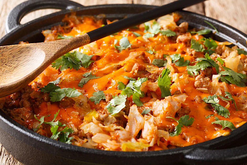 Omas Rezept für Krautgulasch ist das perfekte Essen für den Herbst. Und es braucht nicht viele Zutaten!