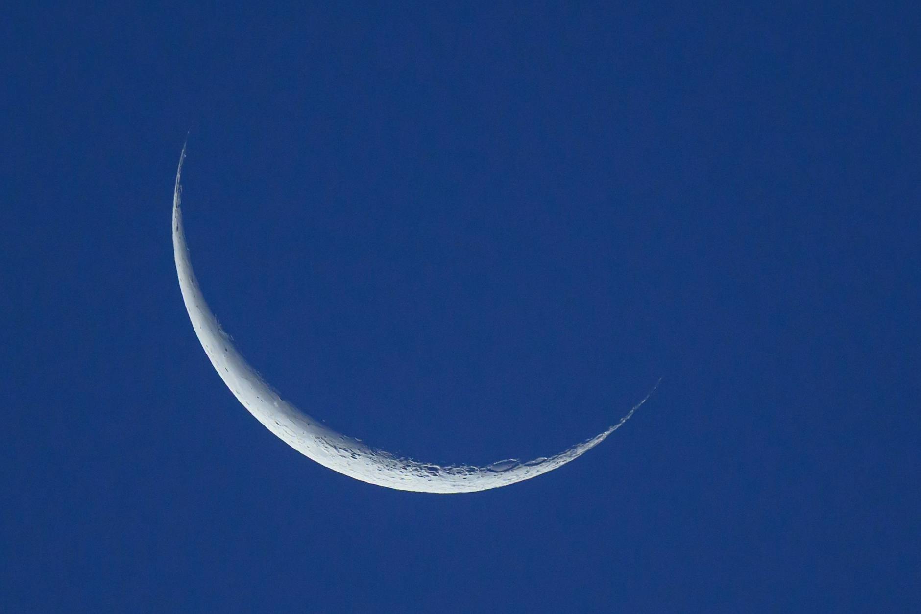 Der Mond über Berlin: Heute ist er nicht mehr zu sehen.