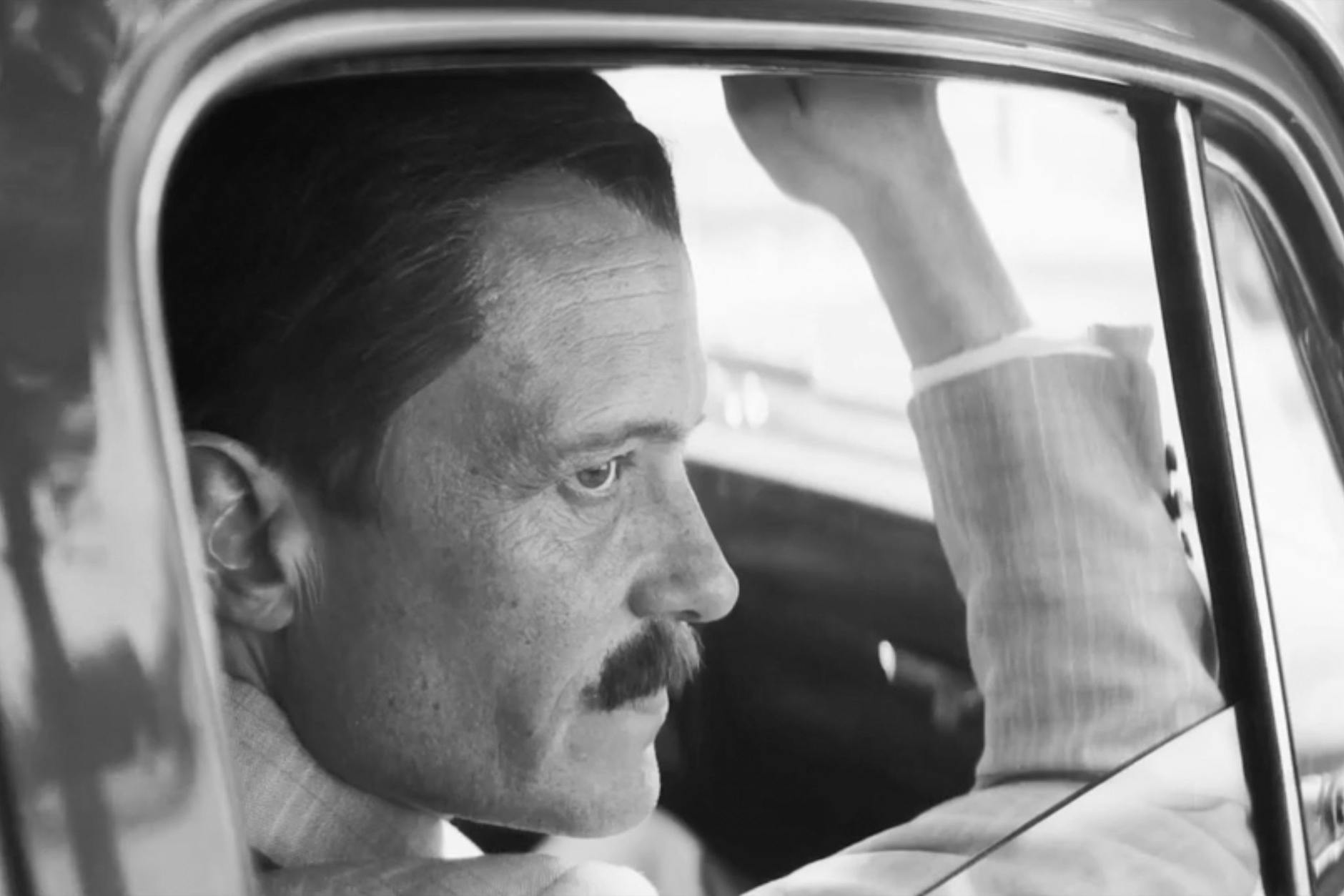 Filmszene: Der Berliner Schauspieler August Diehl als Josef Mengele.