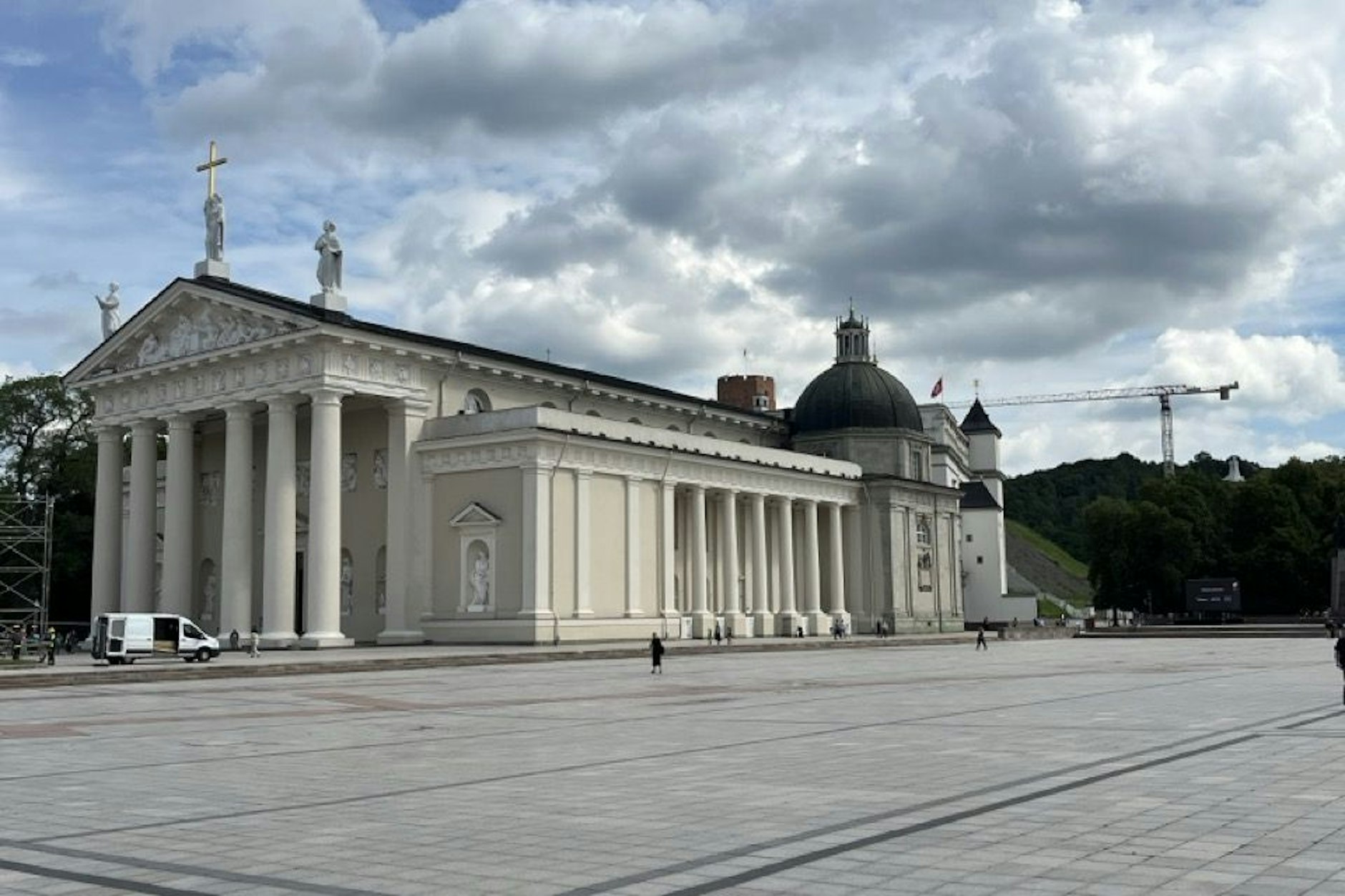 Blick auf den Kathedralenplatz