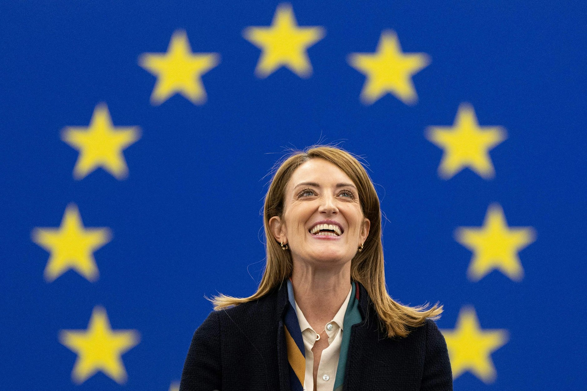 EU-Parlamentspräsidentin Roberta Metsola verkündete die diesjährigen Preisträger des Sacharow-Preises.