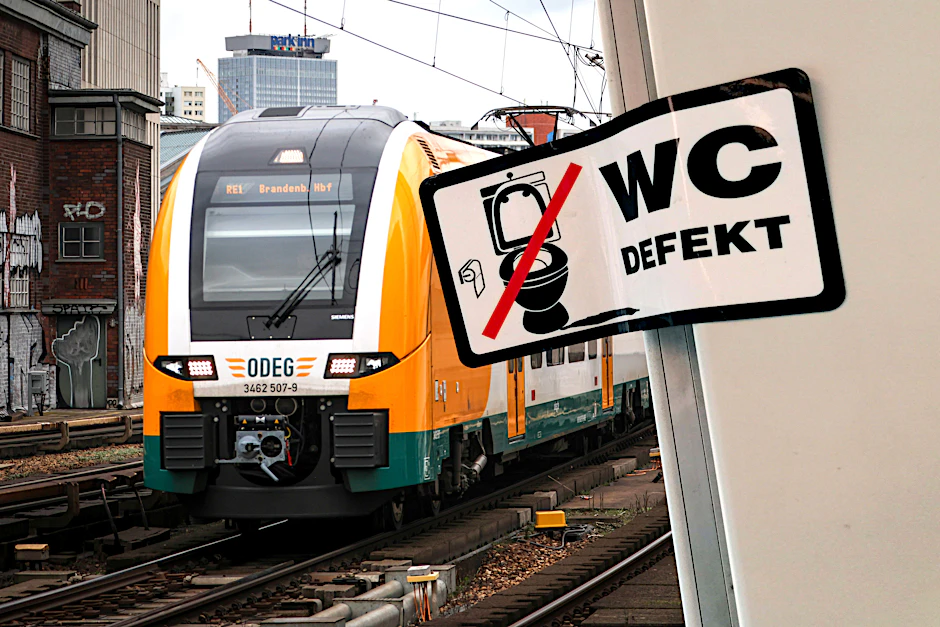 Auch in den Zügen der ODEG gibt es immer wieder Probleme mit kaputten Toiletten. Nun stellt der Chef des Unternehmens klar, dass meist die Fahrgäste dafür verantwortlich sind.