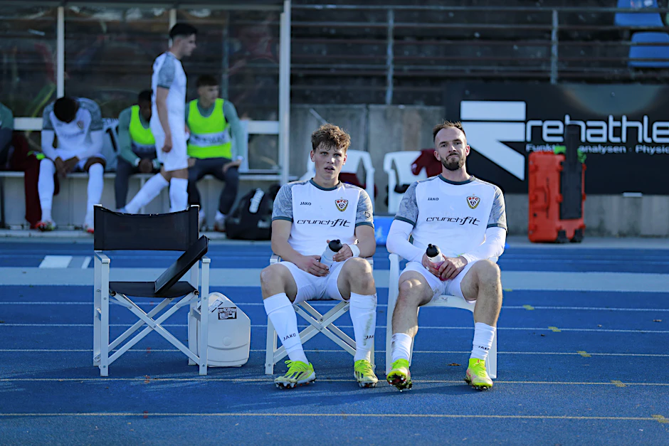 Wie alle anderen beim BFC Dynamo waren auch Moritz Polte (l.) und Tobias Gunte nach der Pleite bei Hertha 03 restlos bedient.