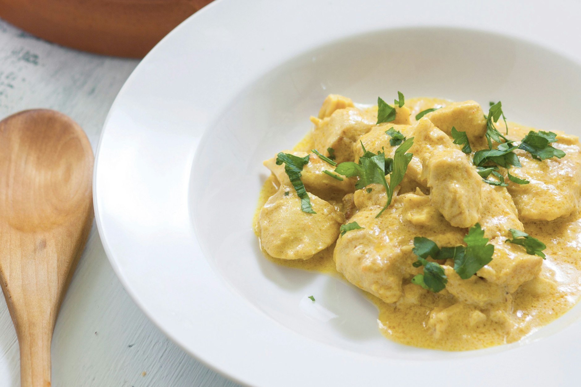 Rund und vollmundig scharf im Geschmack. Chicken Curry