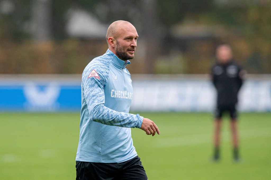 Abwehr-Routinier Toni Leistner beim Hertha-Training vor dem Heimspiel am Sonnabend gegen Fortuna Düsseldorf.