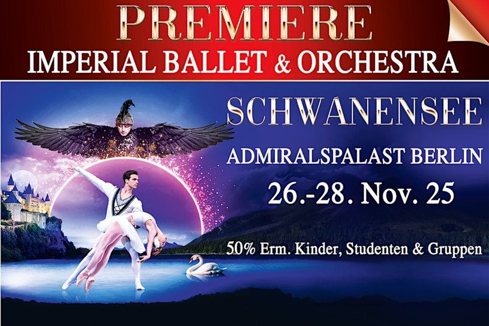 Liebe, Verrat und Erlösung: die Magie des berühmten Balletts „Schwanensee“. Erleben Sie einen unvergesslichen Abend voll Anmut, Eleganz und Leidenschaft.
