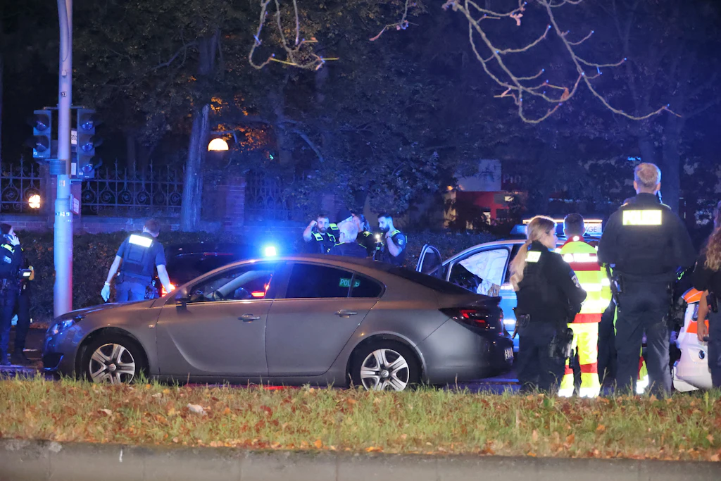 In Wedding musste die Berliner Polizei einen flüchtigen Autodieb verfolgen.