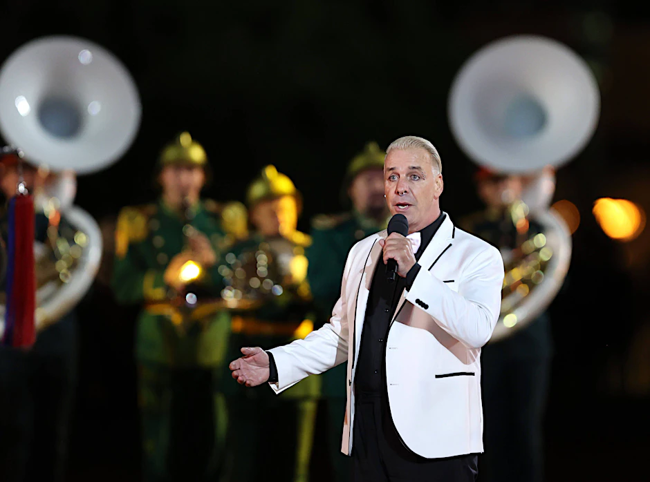 Till Lindemann 2021 auf dem Roten Platz in Moskau.